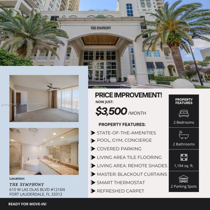 610 W Las Olas Blvd 1216N, Fort Lauderdale, FL 33312