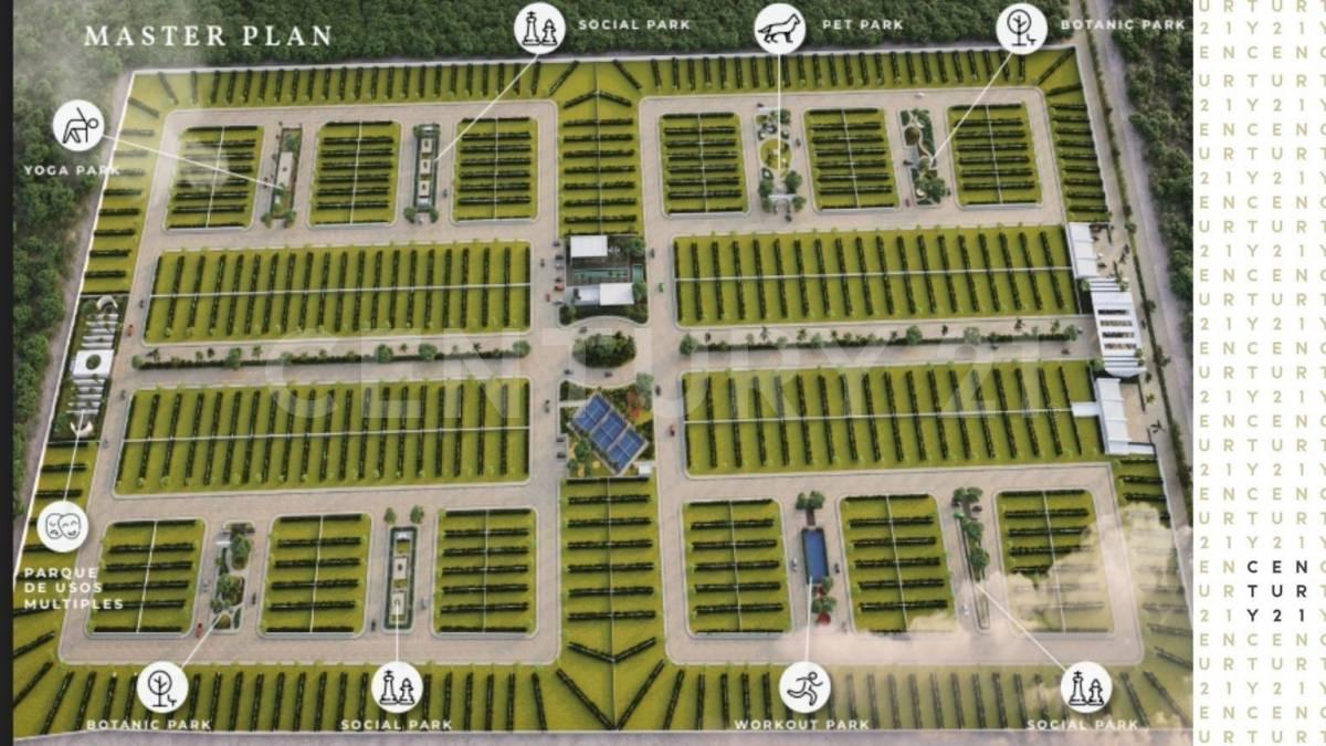 Mahal: Desarrollo de lotes residenciales de 250m2  Desarrollo Mahal en Conkal, Yucatán, Conkal, Yucatán 97345, México