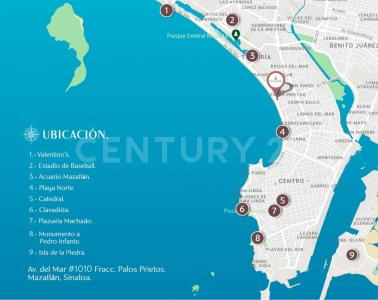 AVENIDA DEL MAR 1010, TORRE PACIFIC PEARL, Mazatlán, Sinaloa 82010, Mexico