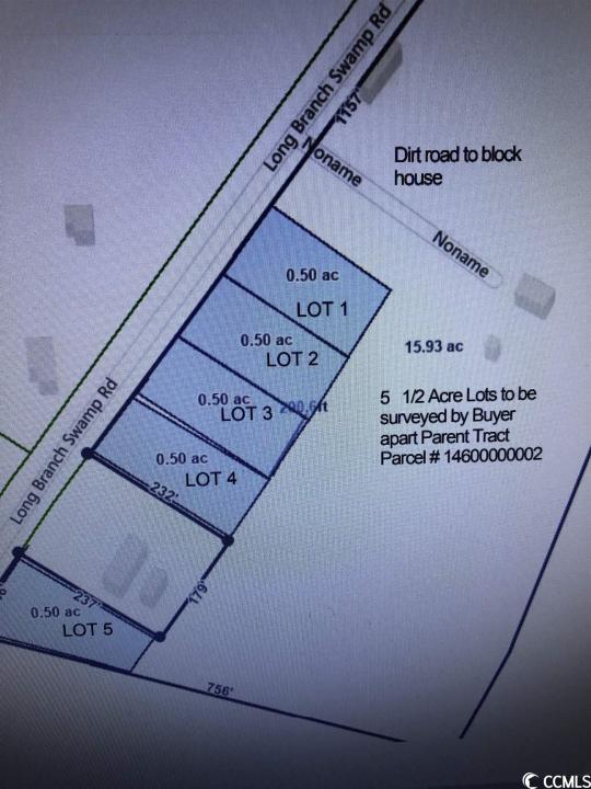 Tbd Long Branch Swamp Rd., Green Sea, Carolina Do Sul 29545, Estados Unidos