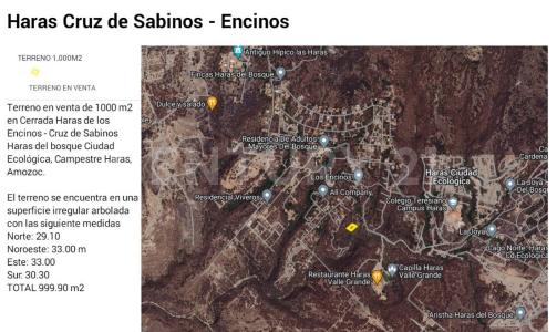 Terreno en venta de 1000 m2 Cruz de Sabinos Ciudad Ecológica, Amozoc, Пуэбла 72998, Мексика