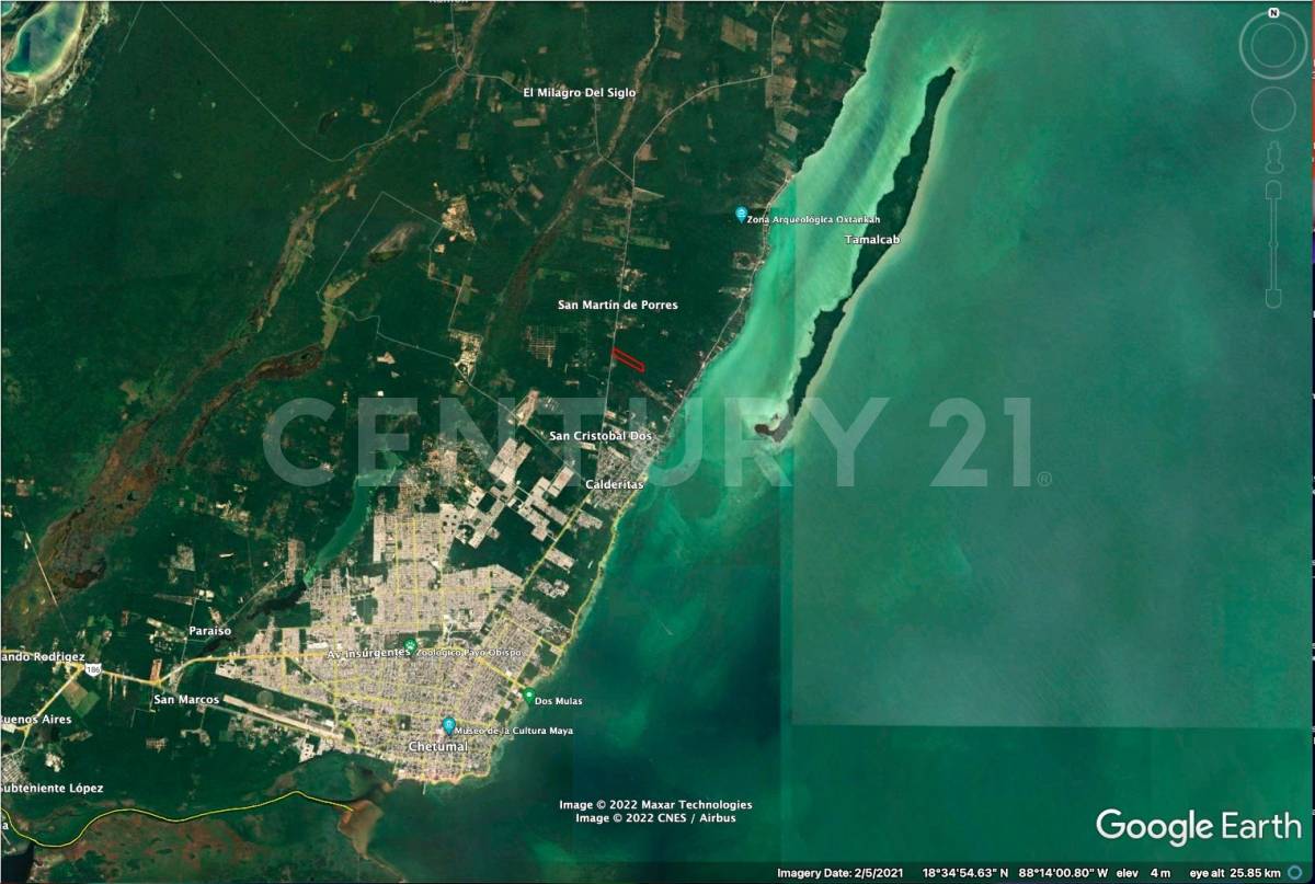 CAMINO CALDERITAS-PUERTO MADERO POBLADO DE CALDERITAS MUNICIPIO OTHON P. BLANCO CHETUMAL, , Othon P Blanco, Quintana Roo 77900, Mexico