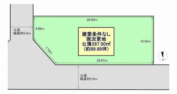 青南台２丁目, 青南台2丁目建築条件なし土地～現況更地～, 堺市美原区, Osaka 587-0043, Japão