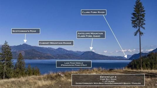 Est Lot 3 & 4, Camp Bay Estates, Sagle, Idaho 83860, USA