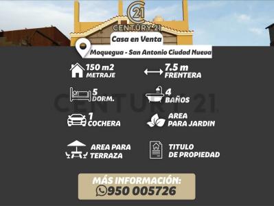 Ciudad Nueva , Mariscal Nieto, Moquegua 00001, Peru