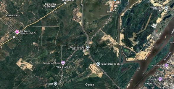 Ruta Departamental D075 y Ruta a Chaco'i , Villa Hayes, Presidente Hayes 00001, Paraguay