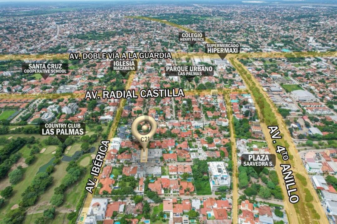 Av. Las Palmas Calle Quimome S/N , Oeste, Santa Cruz 00001, Bolivie