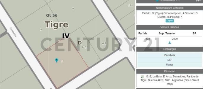 Camino La Bota 1602, Tigre, GBA Norte 00001, Argentina