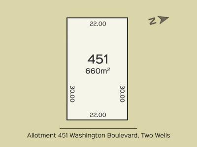 Lot 451 Washington Boulevard, Two Wells, SA 5501, Australia