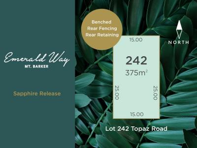 Lot 242 Topaz Road (Sapphire Release), Mount Barker, SA 5251, Austrália