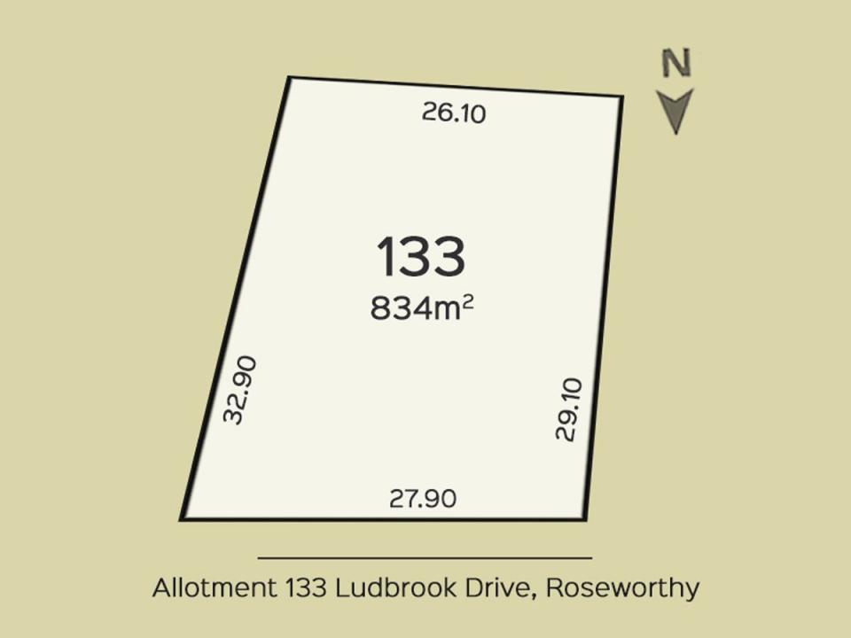 Lot 133 Ludbrook Drive, Roseworthy, SA 5371, Avustralya