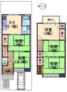 物集女町五ノ坪, 向日市, Kyoto 617-0001, Japan