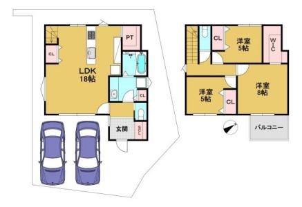 桜井３丁目, 三島郡島本町, Osaka 618-0022, Japón