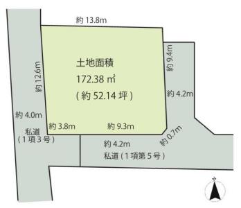 長尾７丁目, 三方角地長尾7丁目条件無し売地, 川崎市多摩区, Kanagawa 214-0023, Japan