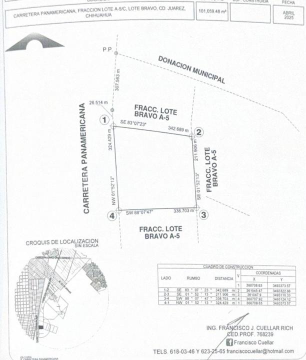 carretera panamericana lote a, Juárez, ولاية شيواوا 32320, المكسيك